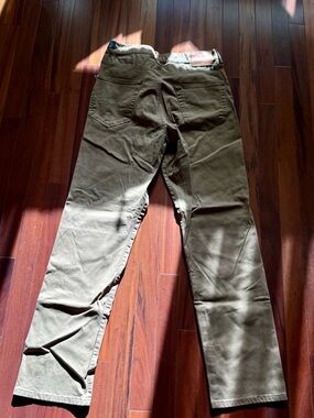 PAIGE Olive Green Men's Chinos - Straight Leg